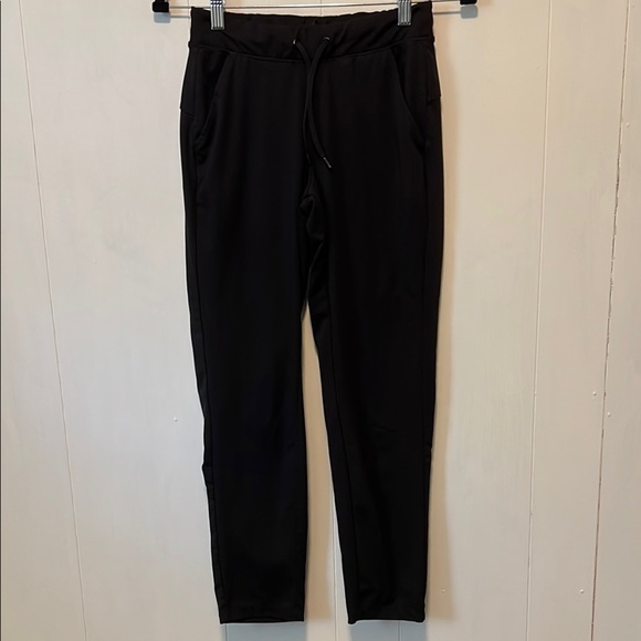 Yogalicious Pants - Yogalicious Black Sweatpants with Tapered Leg Design